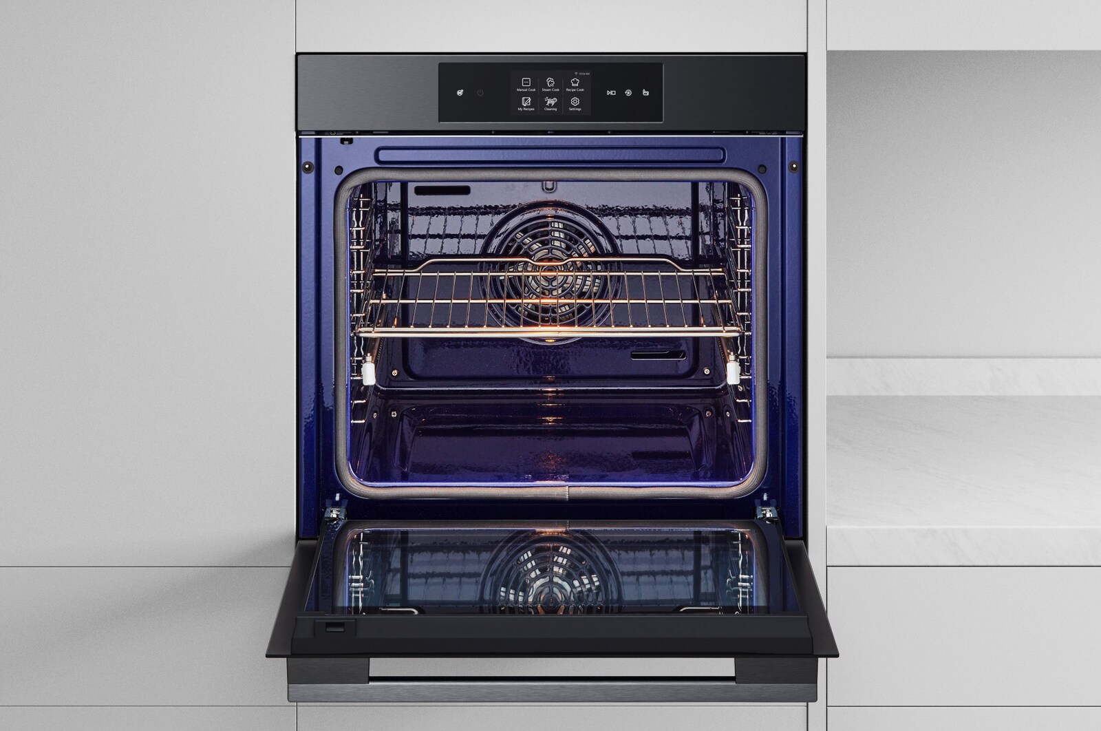 LG Offerta Kit: Forno a vapore InstaView 76L Classe A++ e Microonde NeoChef 25 litri 1000W, WSED7665B.MH6565