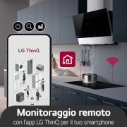 LG Offerta Kit: Forno 100% vapore InstaView 76L Classe A++ e Piano induzione 60cm, Potenza 2,5 ~ 7,4kW, WSED7667M.CBIZ7