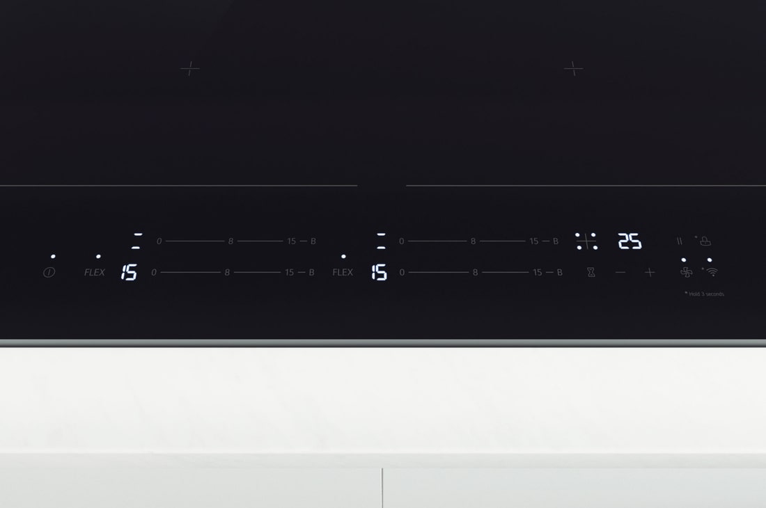 LG Offerta Kit: Forno 100% vapore InstaView 76L Classe A++ e Piano induzione 60cm, Potenza 2,5 ~ 7,4kW, WSED7667M.CBIZ7