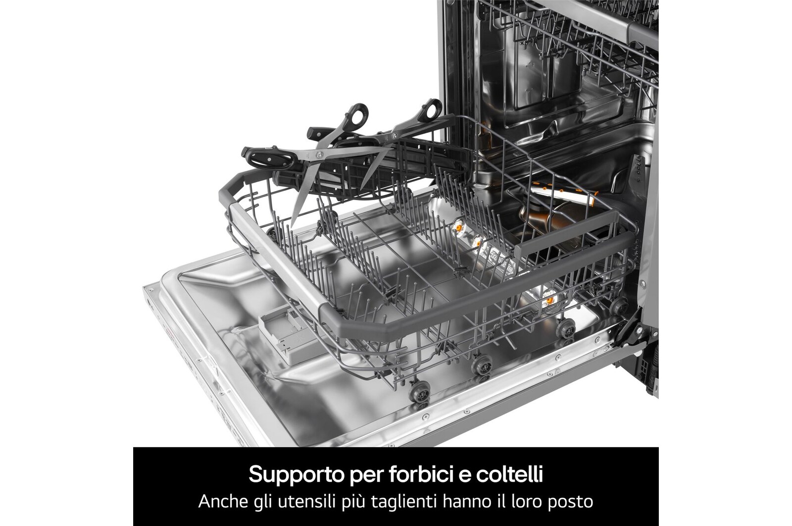 Caratteristica supporto per forbici e coltelli