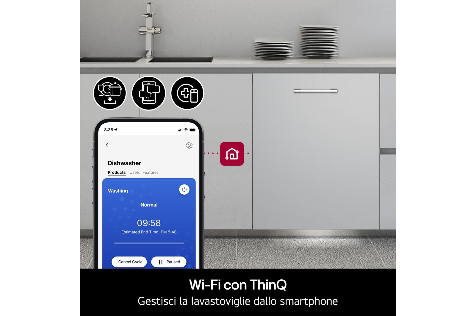 Caratteristica Wi-Fi con ThinQ