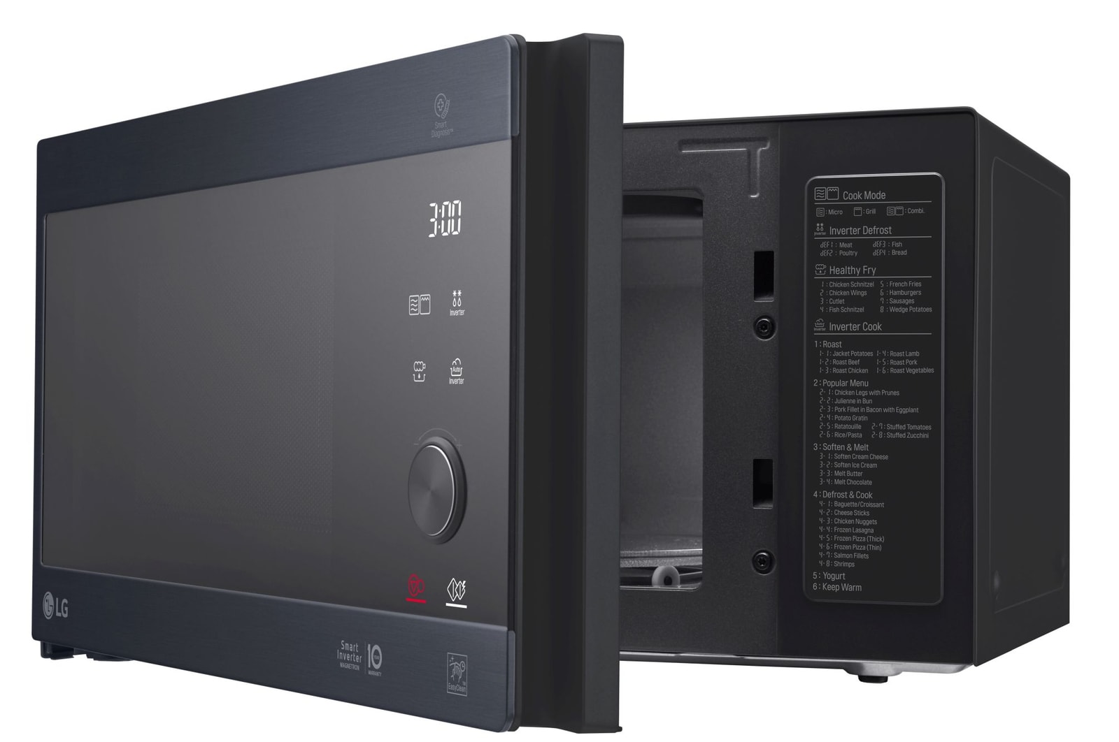 LG Offerta Kit Esclusivo: Frigorifero combinato Classe A, 384L + Microonde NeoChef 25 litri, potenza 1000W, GBP62PZNAC.MH6565