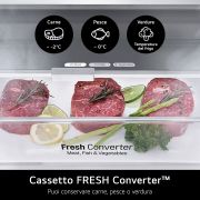 LG Offerta Kit Esclusivo: Frigorifero combinato Classe A, 384L + Microonde NeoChef 25 litri, potenza 1000W, GBP62PZNAC.MH6565