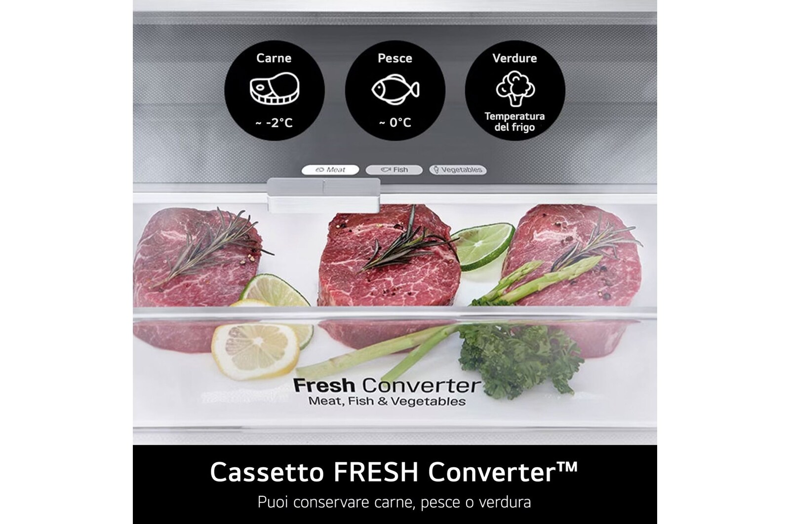 LG Offerta Kit Esclusivo: Frigorifero combinato Classe A, 384L + Microonde NeoChef 25 litri, potenza 1000W, GBP62PZNAC.MH6565