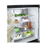Dettaglio delle maniglie del frigo