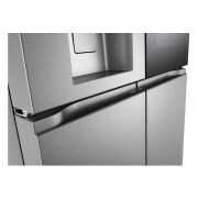 Dettaglio delle maniglie del frigo