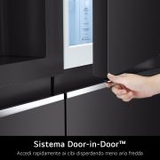 LG Offerta Kit Esclusivo: Frigorifero Multidoor Slim InstaView Door-in-Door Classe E, 530L + Microonde NeoChef 25 litri, potenza 1000W, GMQ844MC5E.MH6565