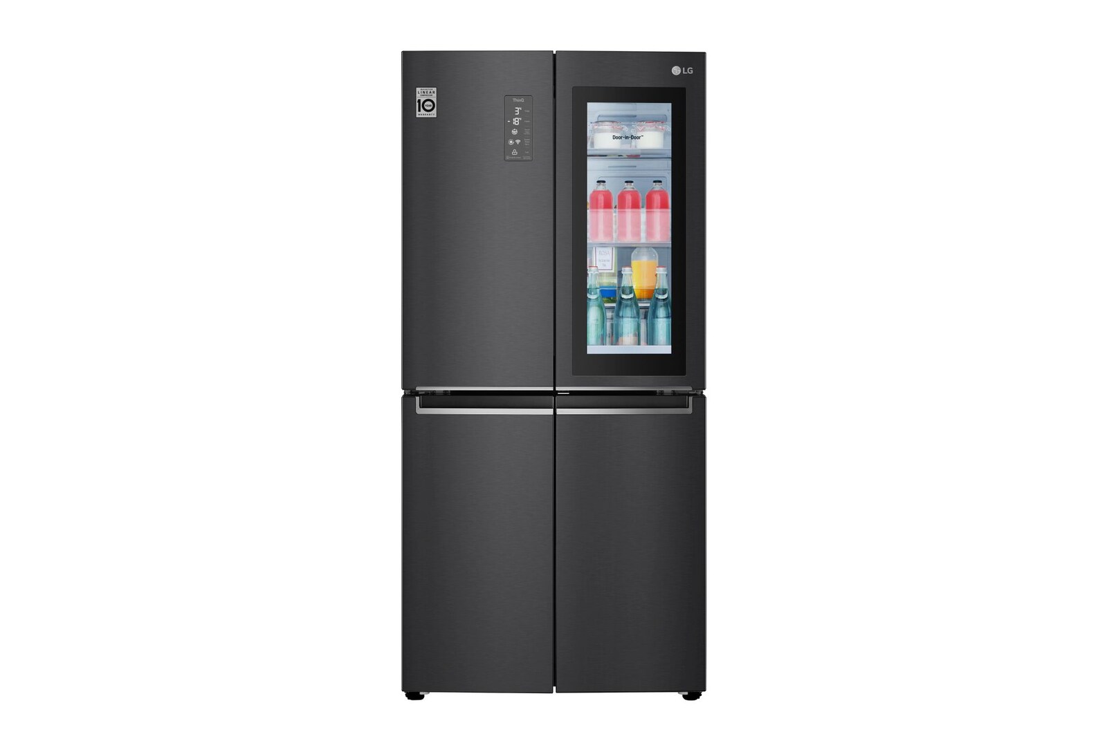 LG Offerta Kit Esclusivo: Frigorifero Multidoor Slim InstaView Door-in-Door Classe E, 530L + Microonde NeoChef 25 litri, potenza 1000W, GMQ844MC5E.MH6565