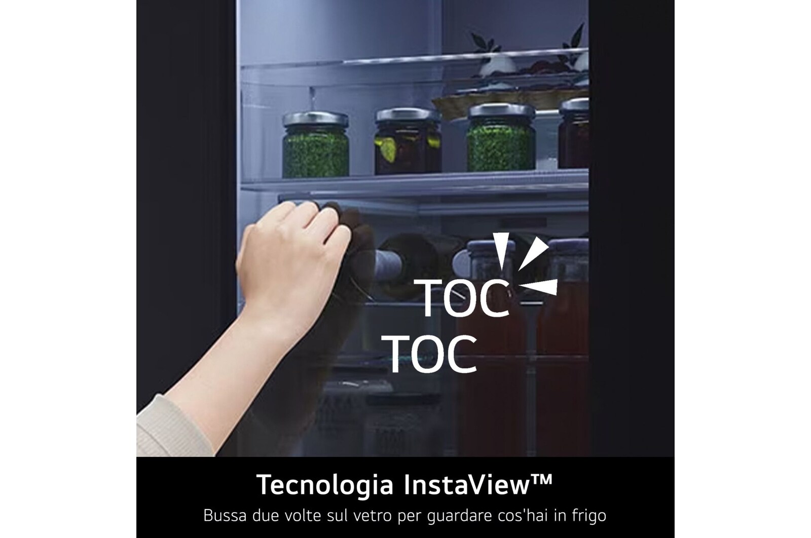 LG Offerta Kit Esclusivo: Frigorifero Multidoor Slim InstaView Door-in-Door Classe E, 530L + Microonde NeoChef 25 litri, potenza 1000W, GMQ844MC5E.MH6565