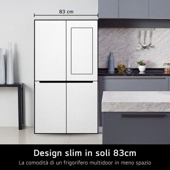 Caratteristica slim in soli 83cm