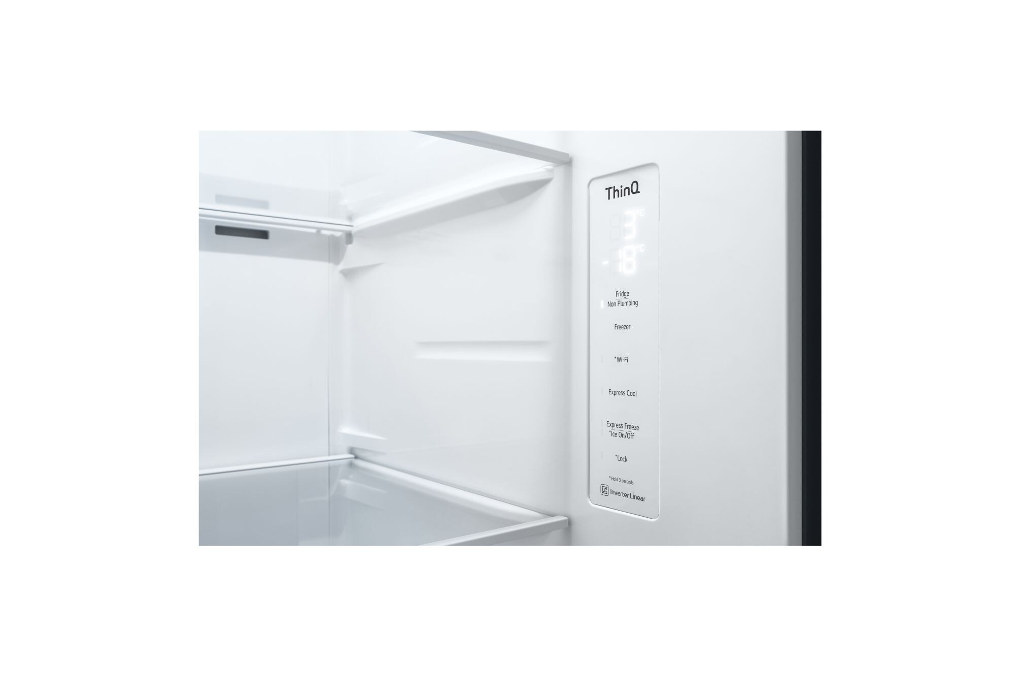 LG Frigorifero Side-by-Side | Classe D, 635L | Wi-Fi, Dispenser acqua e ghiaccio senza allaccio, Smart Diagnosis,No frost | Nero, GSLV71MCTD