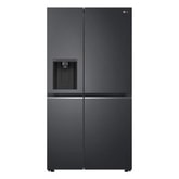 Frigorifero Side-by-Side | Classe D, 635L | Wi-Fi, Dispenser acqua e ghiaccio senza allaccio, Smart Diagnosis,No frost | Nero