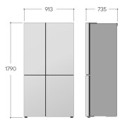 Dimensioni del frigorifero 1790 x 913 x 735 mm