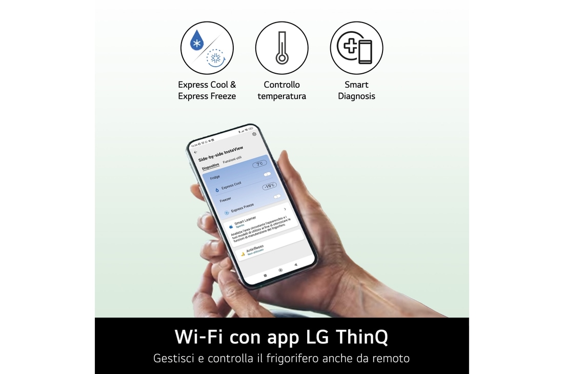 Caratteristica Wi-Fi con app ThinQ