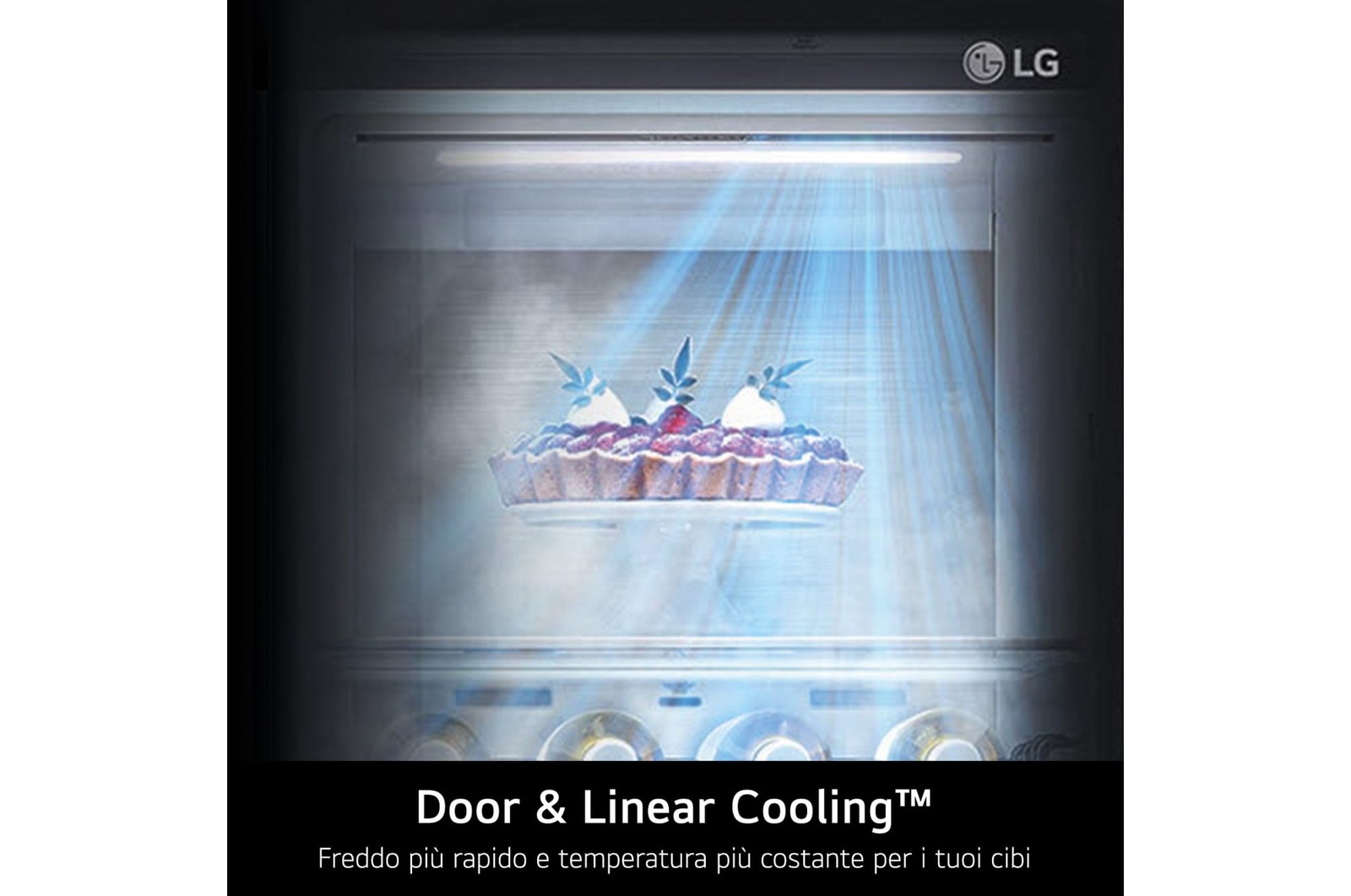 LG Frigorifero Side-by-Side InstaView Door-in-Door | Classe E, 635L | Wi-Fi, Dispenser senza allaccio, UVnano, No frost | Nero, GSXV91MCAE
