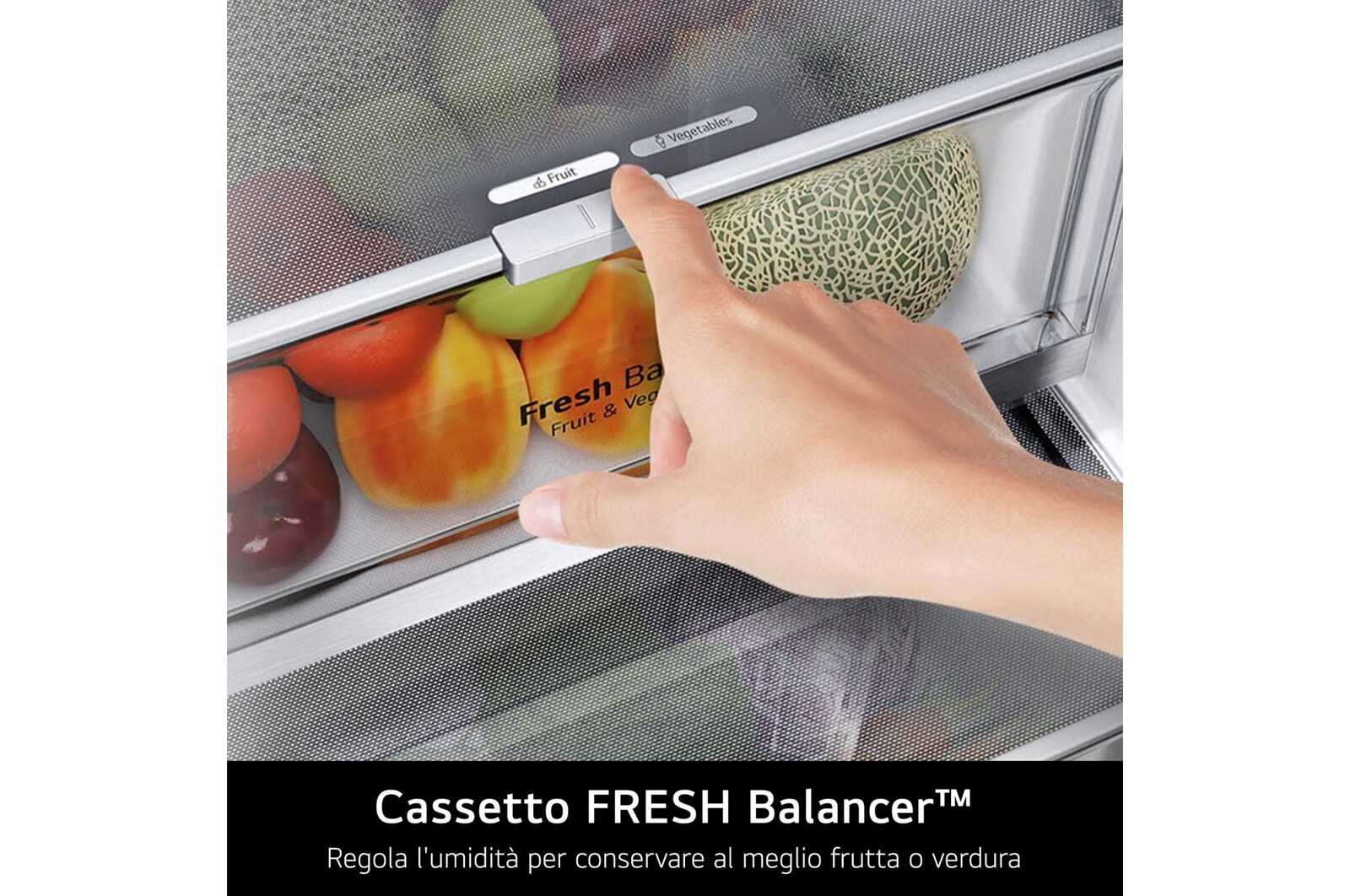 LG Frigorifero Side-by-Side InstaView Door-in-Door | Classe E, 635L | Wi-Fi, Dispenser senza allaccio, UVnano, No frost | Nero, GSXV91MCAE