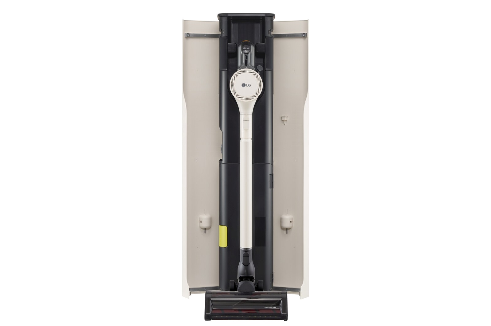 Aspirapolvere CordZero A9T-PRIME1C con sportelli aperti