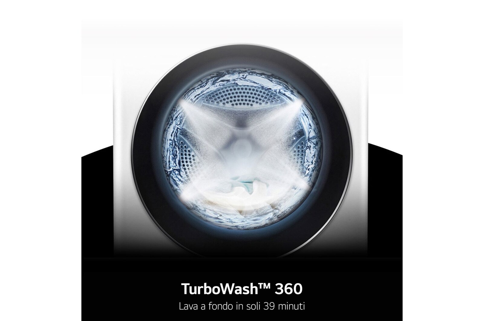 LG Lavatrice 11kg AI DD™ | Serie R7 Classe A-10% | 1400 giri, TurboWash 360, Vapore su 7 programmi, Wi-Fi | White, F4R7011TSWB
