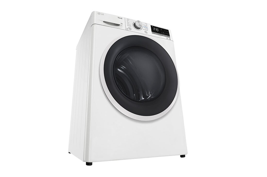 LG Asciugatrice 9kg Pompa di calore DUAL Inverter | Serie V5 Classe D | Eco Hybrid, Condensatore autopulente, Wi-Fi, RH90V5AV6N