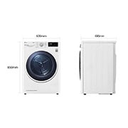 LG Kit Colonna bucato 9kg F4R3509NSWB.RH90V bianco, F4R3509NSWB.RH90V9