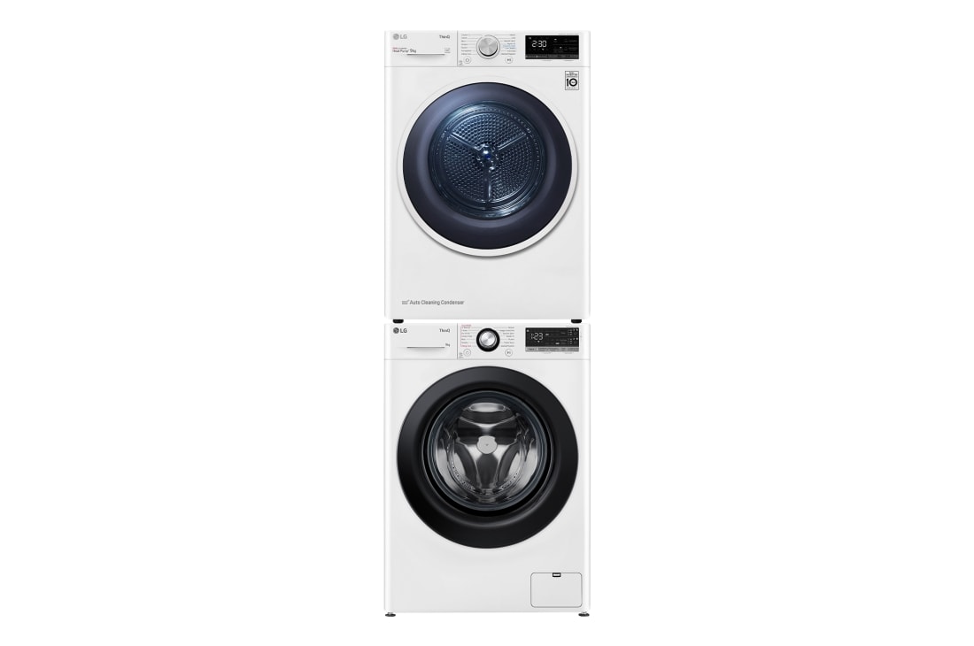 LG Kit Colonna bucato 9kg F4R3509NSWB.RH90V bianco, F4R3509NSWB.RH90V9