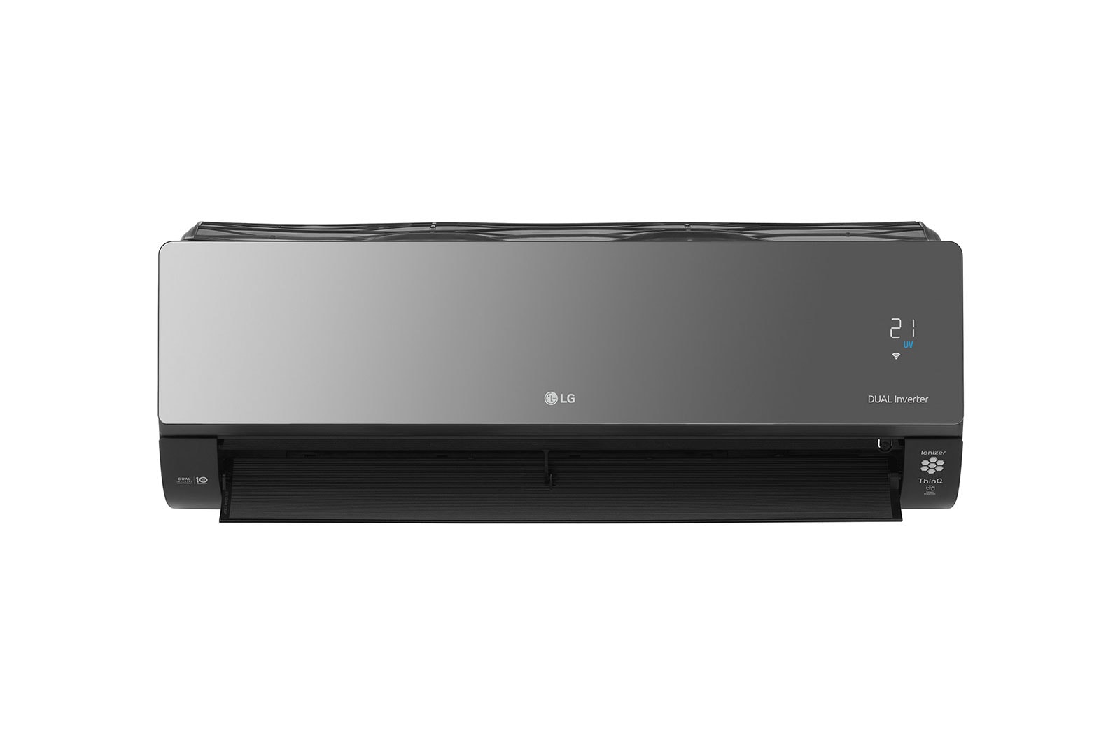 LG Condizionatore monosplit ARTCOOL Mirror | 9000 BTU | Pannello a specchio, UVnano, Ionizzatore, Filtro allergeni, AC09BK