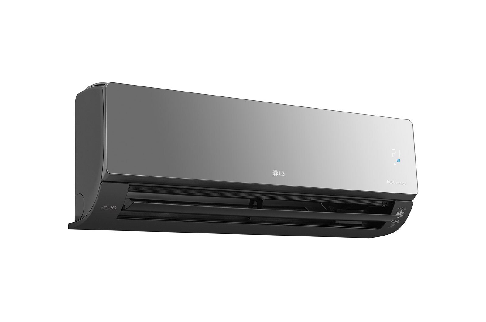 LG Condizionatore monosplit ARTCOOL Mirror | 9000 BTU | Pannello a specchio, UVnano, Ionizzatore, Filtro allergeni, AC09BK