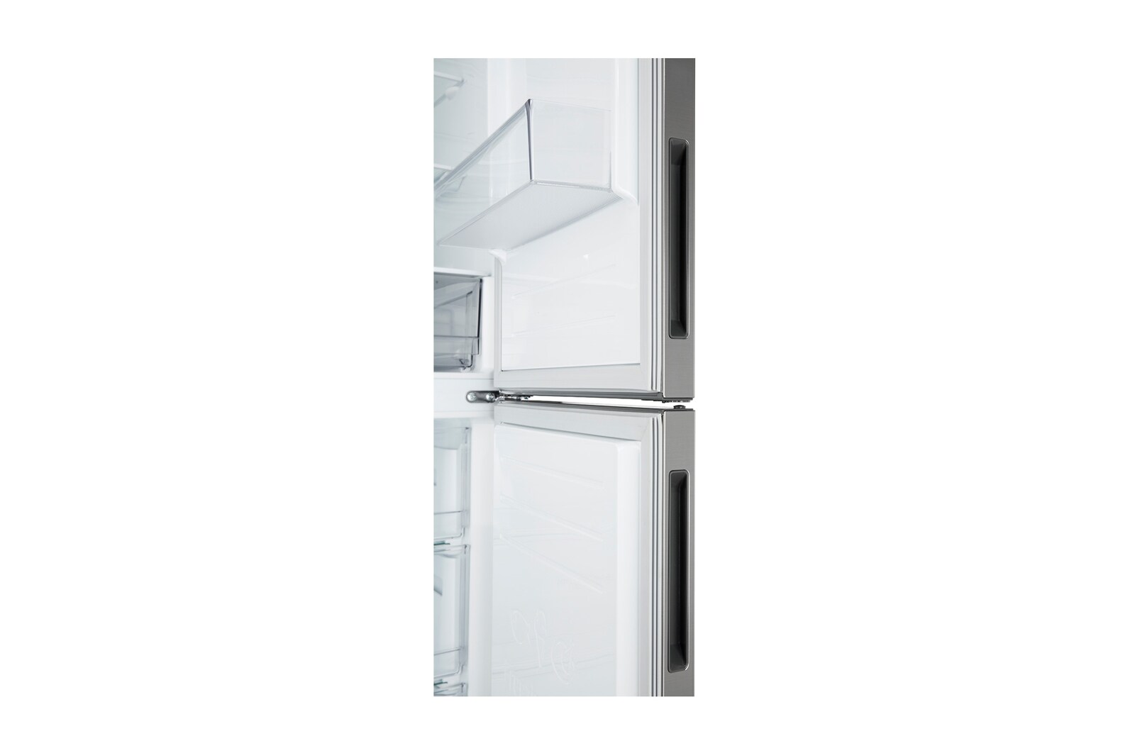 LG Frigorifero combinato | Classe A, 384L | Door & Linear Cooling, Fresh Converter, Compressore Lineare Inverter,No frost | Inox, GBP62PZNAC