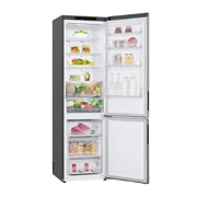 LG Frigorifero combinato | Classe A, 384L | Door & Linear Cooling, Fresh Converter, Compressore Lineare Inverter,No frost | Inox, GBP62PZNAC