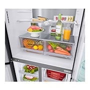 LG Frigorifero Multidoor Slim InstaView Door-in-Door | Classe E, 530L | Wi-Fi, Door & Linear Cooling, No frost | Nero, GMQ844MC5E