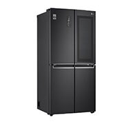 LG Frigorifero Multidoor Slim InstaView Door-in-Door | Classe E, 530L | Wi-Fi, Door & Linear Cooling, No frost | Nero, GMQ844MC5E