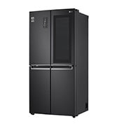 LG Frigorifero Multidoor Slim InstaView Door-in-Door | Classe E, 530L | Wi-Fi, Door & Linear Cooling, No frost | Nero, GMQ844MC5E