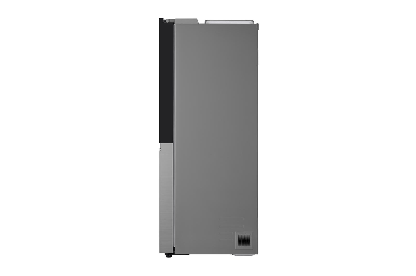 LG Frigorifero Side-by-Side InstaView | Classe D, 635L | Wi-Fi, Dispenser con allaccio, Fresh Balancer, No frost | Argento, GSGV80PYLD