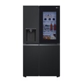 Frigorifero Side-by-Side InstaView | Classe E, 635L | Wi-Fi, Dispenser senza allaccio, Fresh Balancer, No frost | Nero opaco