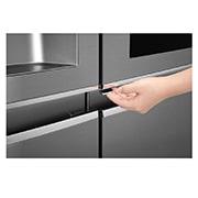 LG Frigorifero Smart Side-by-Side InstaView™ Classe energetica F Door-in-Door™ No Allaccio rete idrica, GSX961PZVZ
