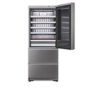 LG SIGNATURE Cantinetta vino InstaView | Classe E, 422L | Wi-Fi, Optimal Preservation Technology™, No frost | Inox satinato, LSR200W