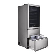 LG SIGNATURE Cantinetta vino InstaView | Classe E, 422L | Wi-Fi, Optimal Preservation Technology™, No frost | Inox satinato, LSR200W