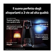 LG XBOOM 360 | Speaker omnidirezionale 50W Serie XO3 | Illuminazione emozionale, IP54, Bluetooth 5.1, Autonomia 24 ore | Black, XO3QBK