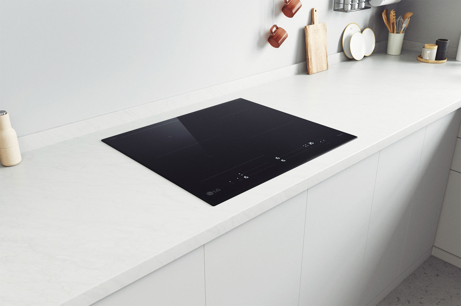 Foto cucina con piano cottura LG CBIZ2435B