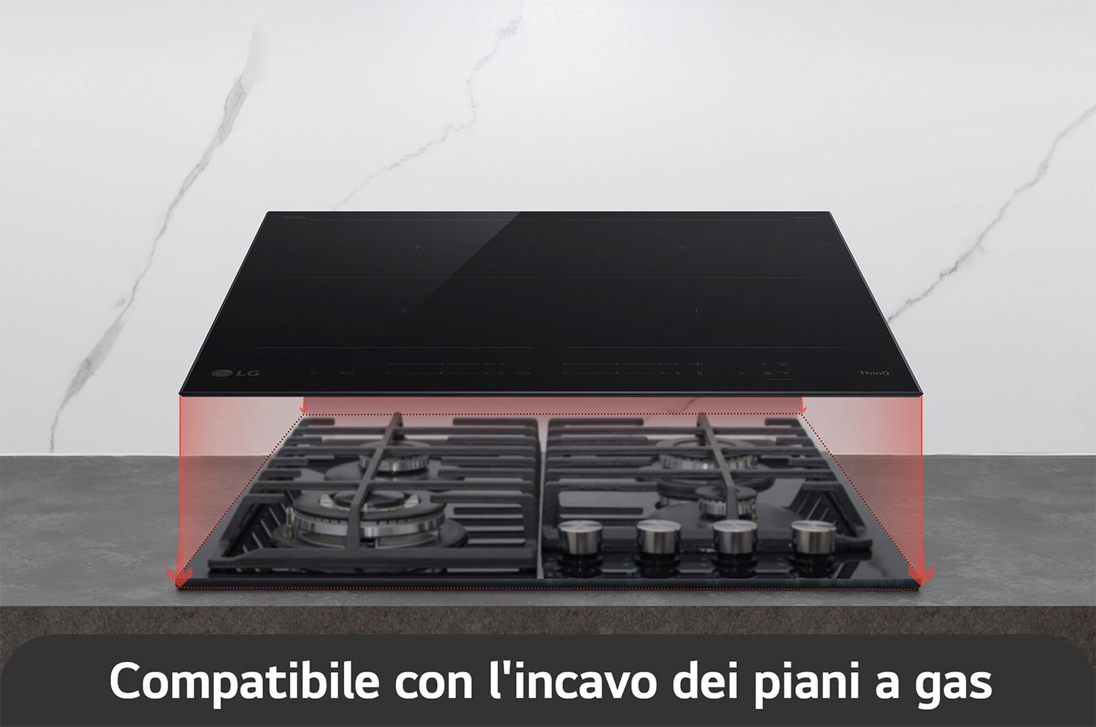 compatibile con l'incavo