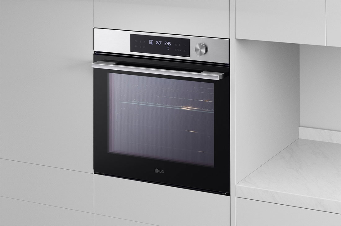Foto laterale del forno LG WSED7612S