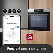 LG Offerta Kit: Forno InstaView 76L Classe A+ e Microonde NeoChef 25 litri 1000W, WSED7612S.MH6565