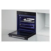 Foto angolata del forno aperto LG WSED7667M