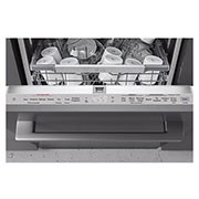LG Lavastoviglie a scomparsa totale | QuadWash Serie 4, Classe A 43dB | 14 coperti,Vapore, Info Light,Cerniere sliding | Acciaio, DB475TXS