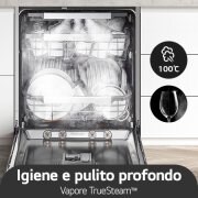 LG Offerta Kit: Forno 100% vapore InstaView 76L Classe A++ e Lavastoviglie a scomparsa totale QuadWash Serie 4, WSED7667M.DB475