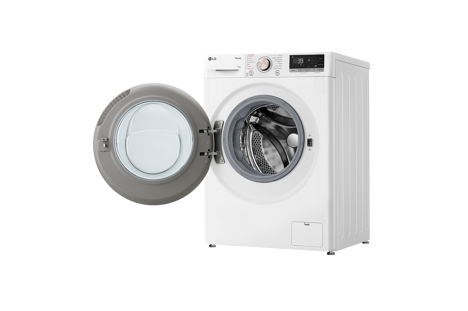 LG Lavatrice a Vapore 11kg AI DD™ Serie R7 Classe A-10% Bianca, F4R7011TSWG