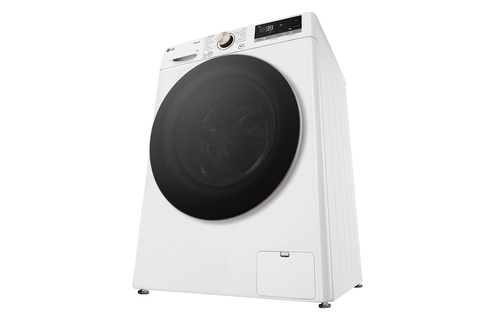 LG Lavatrice a Vapore 11kg AI DD™ Serie R7 Classe A-10% Bianca, F4R7011TSWG