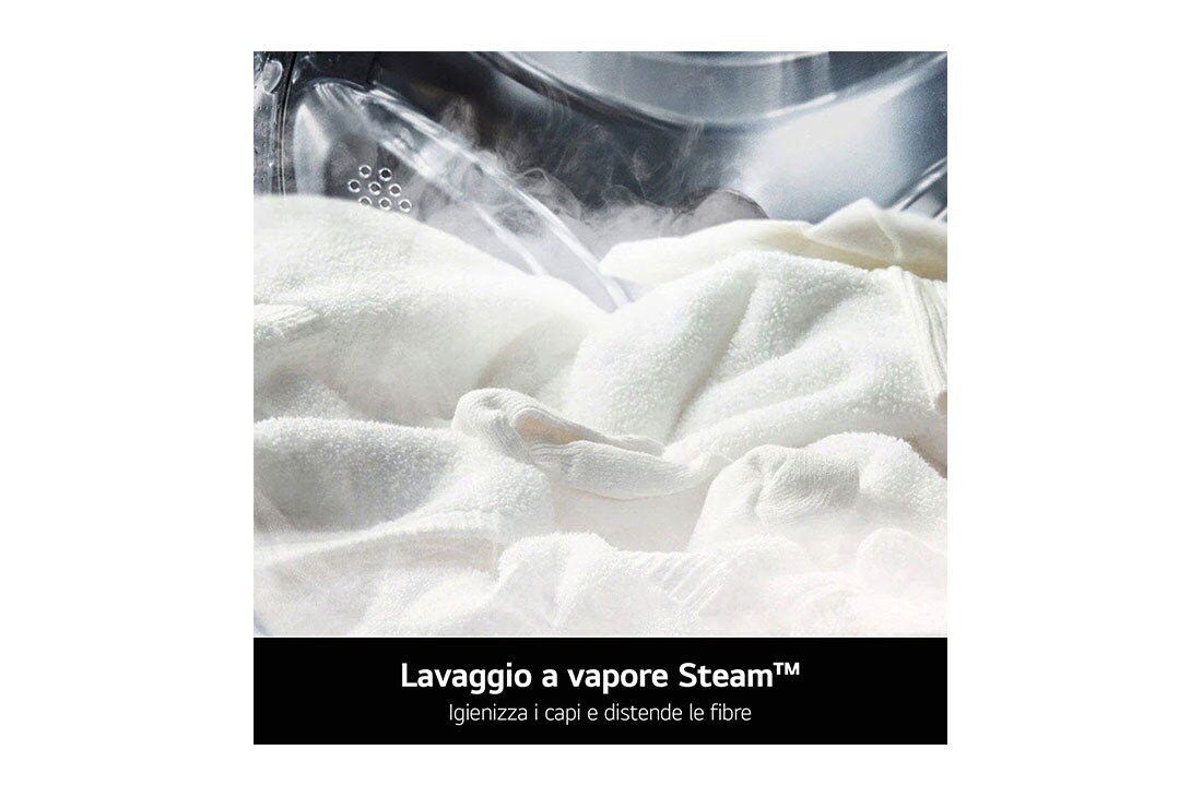 LG Lavatrice 13kg AI DD™ | Serie R9 Classe A-20% | 1400 giri, TurboWash 360, Autodosaggio, Vapore antipiega, Wi-Fi | Black, F4R9513TPBC