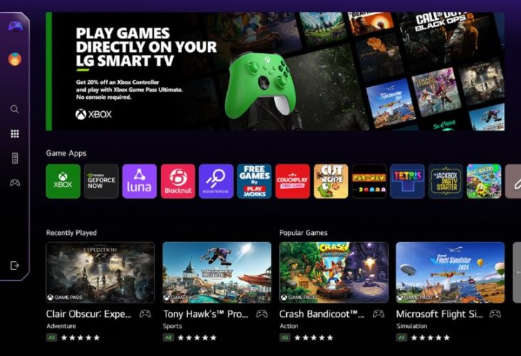 Aggiornamento Gaming Portal