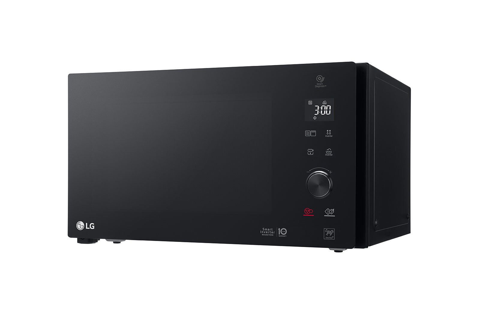 LG Microonde 32 litri, potenza 1200W | Grill e Frittura leggera, Smart Inverter, Nero, MH7265DPS